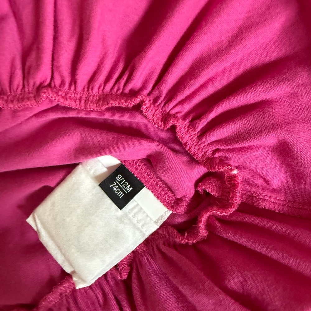Versace Kids Fuchsia Long Sleeve Peplum Top - Picture 2 of 2